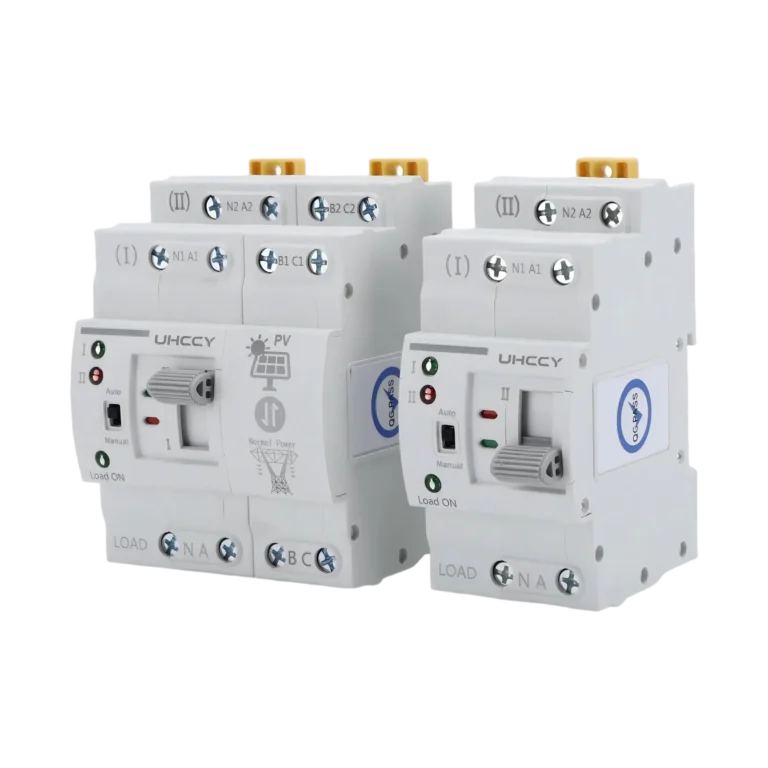 Dual Power Automatic Transfer Switch 2P/4P, Up to 63A – UH-PW-ATQ2