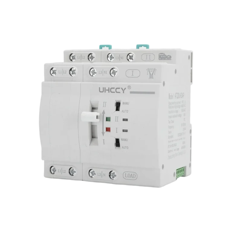 4P Dual Power DIN Rail Automatic Transfer Switch ATS UH-PW-ATQ2-1