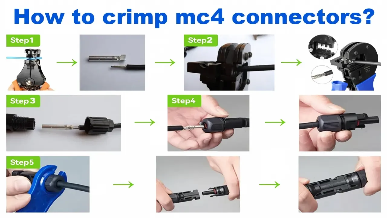 How to Crimp MC4 Connectors